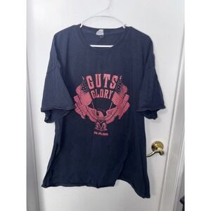 RAM Trucks Guts Glory Graphic T-Shirt Mens 3XL Black Eagle American Flag Cotton